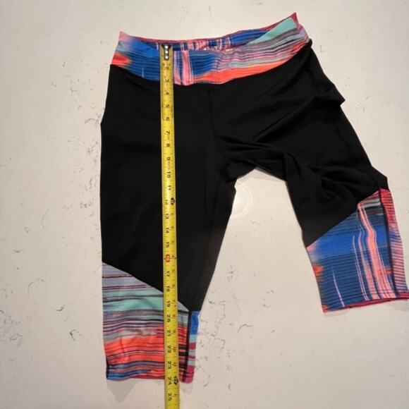 Reel Legends Jagged Stripe Cropped Leggings & L.S. Loungewear Set Sz XL - Picture 10 of 15